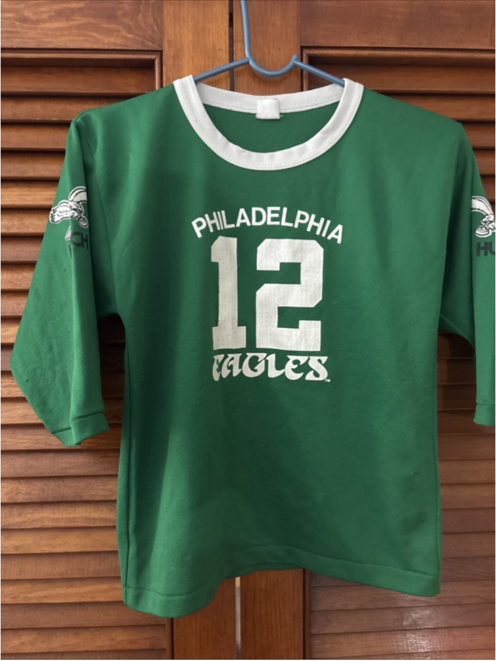 Philadelphia Eagles #12 Randall Cunningham Hutch Kelly Green Kids Jersey Size M